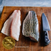 Filete de lobina rayada con piel (300 g)